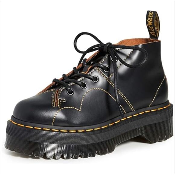 DR. MARTENS Unisex-Adult Black Church Quad Archive Ankle Boot Sz 8 - Picture 2 of 11